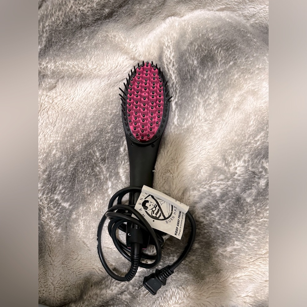 Heated Hair Straightening Brush